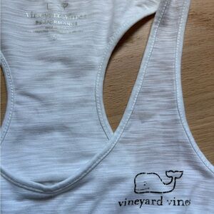 Vineyard Vines White Racerback Tank small